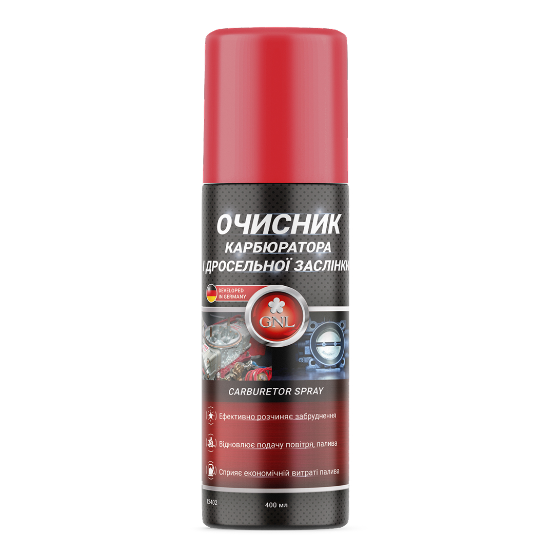 Очисник карбюратора і дросельної заслінки GNL 400 ml